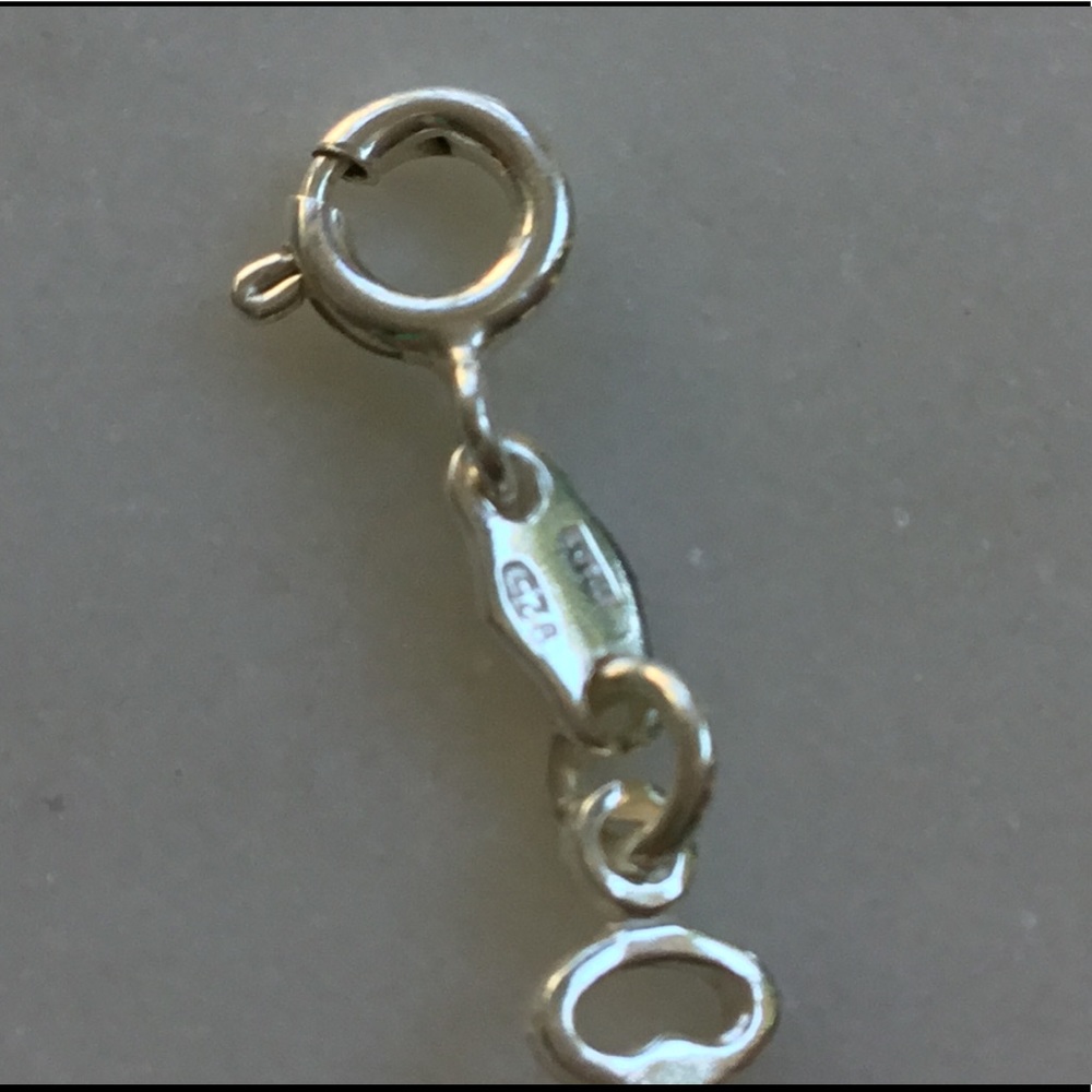 Sterling Silver Key & Heart Bracelet - Picture 11 of 12